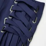 High Waist Tie-Up Pleated Pants – Wrena
