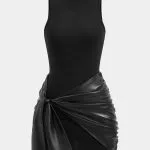 Tie Front Sleeveless Mini Dress – Wrena