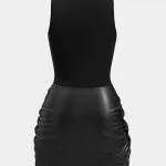 Tie Front Sleeveless Mini Dress – Wrena