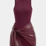 Tie Front Sleeveless Mini Dress – Wrena