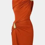 Metallic Sleeveless Mini Dress – Wrena