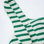 Stripes Print Square Neck Ruched Sleeveless Mini Dress – Wrena