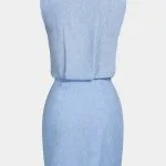 V-Neck Ruched Asymmetrical Sleeveless Mini Dress – Wrena