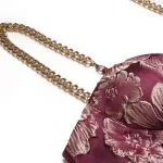 Floral Jacquard Metallic Chain Slip Sleeveless Mini Dress – Wrena