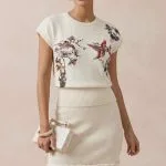 Knit Embroidery Round Neck Tank Top – Wrena