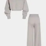 Knit Round Neck Tank Top And Cardigan And Pants Set – Wrena