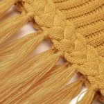 Open Knit Braided Fringe Slip Sleeveless Midi Dress – Wrena