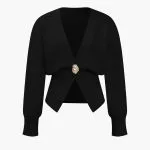 V-Neck Sweater Cardigan – Wrena