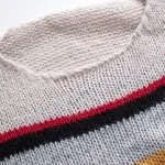 Basic Knit Color Block Long-Sleeve Top – Wrena