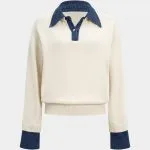 Sweater Patchwork Long-Sleeve Top – Wrena