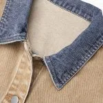 Denim Contrast Pocket Jacket – Wrena