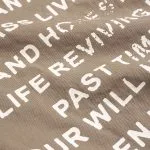 Denim Letter Print Barrel Jeans – Wrena