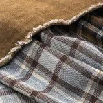 Color Block Plaid Print Denim Patchwork Asymmetrical Skirt – Wrena