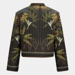 Leaves Print Jacket – Wrena