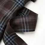 Plaid Print Belted Button Jacket – Wrena