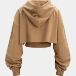 Knit Patchwork Drawstring Hoodie – Wrena