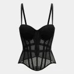 Mesh Bustier Corset Slip Cami Top – Wrena