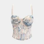 Floral Print Corset Cami Top – Wrena