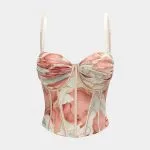Floral Print Corset Cami Top – Wrena